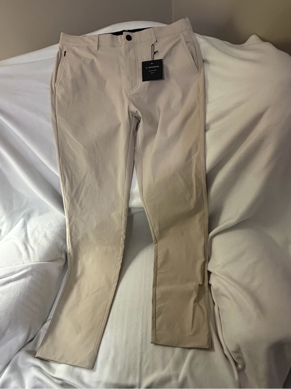 Men's Slim Pants - Beige